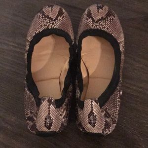 Cole Haan Snakeskin Ballet Flats Size 7.5